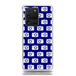 Modern Chic Vector Camera Illustration Pattern Samsung Galaxy S20 Ultra 6.9 Inch TPU UV Case Front