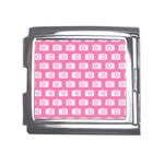 Pink Modern Chic Vector Camera Illustration Pattern Mega Link Italian Charm (18mm) Front