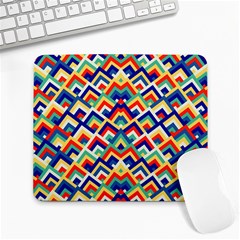 Trendy Chic Modern Chevron Pattern Large Mousepad by GardenOfOphir