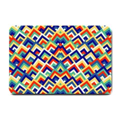 Trendy Chic Modern Chevron Pattern Small Doormat by GardenOfOphir