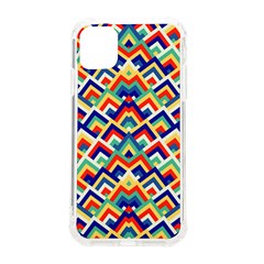 Trendy Chic Modern Chevron Pattern Iphone 11 Tpu Uv Print Case by GardenOfOphir