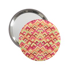 Trendy Chic Modern Chevron Pattern 2 25  Handbag Mirrors by GardenOfOphir