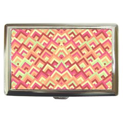 Trendy Chic Modern Chevron Pattern Cigarette Money Case by GardenOfOphir