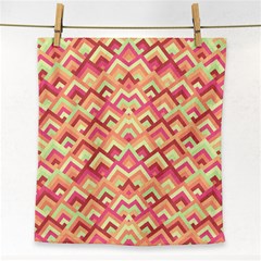 Trendy Chic Modern Chevron Pattern Face Towel by GardenOfOphir