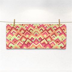 Trendy Chic Modern Chevron Pattern Hand Towel by GardenOfOphir