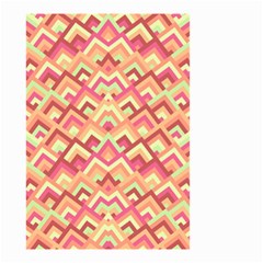 Trendy Chic Modern Chevron Pattern Small Garden Flag (two Sides) by GardenOfOphir