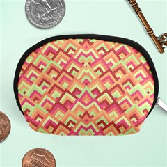 Trendy Chic Modern Chevron Pattern Accessory Pouch (medium) by GardenOfOphir