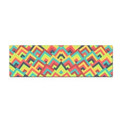 Trendy Chic Modern Chevron Pattern Sticker (bumper) by GardenOfOphir