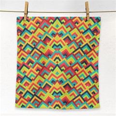 Trendy Chic Modern Chevron Pattern Face Towel by GardenOfOphir