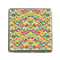 Trendy Chic Modern Chevron Pattern Memory Card Reader (square 5 Slot) by GardenOfOphir