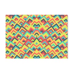 Trendy Chic Modern Chevron Pattern Crystal Sticker (a4) by GardenOfOphir