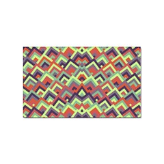 Trendy Chic Modern Chevron Pattern Sticker Rectangular (10 Pack) by GardenOfOphir