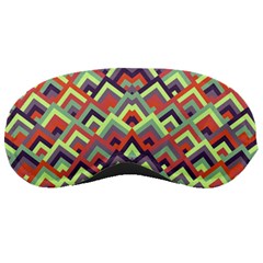 Trendy Chic Modern Chevron Pattern Sleeping Mask by GardenOfOphir