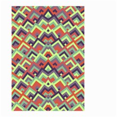 Trendy Chic Modern Chevron Pattern Small Garden Flag (two Sides) by GardenOfOphir