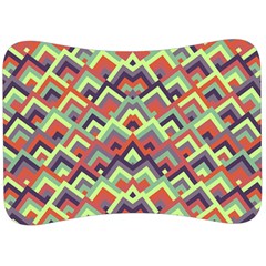 Trendy Chic Modern Chevron Pattern Velour Seat Head Rest Cushion by GardenOfOphir