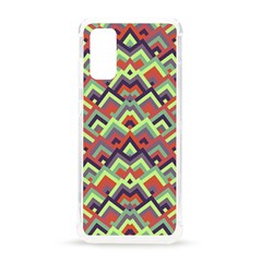 Trendy Chic Modern Chevron Pattern Samsung Galaxy S20 6 2 Inch Tpu Uv Case by GardenOfOphir