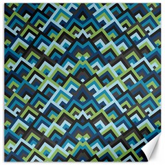 Trendy Chic Modern Chevron Pattern Canvas 16  x 16 