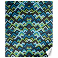 Trendy Chic Modern Chevron Pattern Canvas 20  X 24  by GardenOfOphir