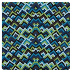 Trendy Chic Modern Chevron Pattern Uv Print Square Tile Coaster 