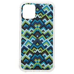 Trendy Chic Modern Chevron Pattern Iphone 12 Mini Tpu Uv Print Case	 by GardenOfOphir