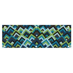 Trendy Chic Modern Chevron Pattern Banner and Sign 6  x 2 