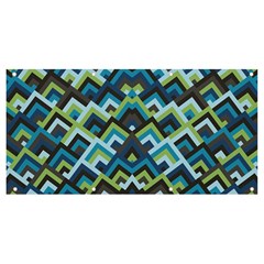 Trendy Chic Modern Chevron Pattern Banner and Sign 8  x 4 