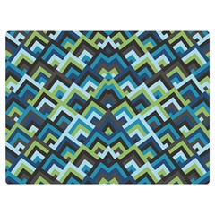 Trendy Chic Modern Chevron Pattern Premium Plush Fleece Blanket (Extra Small)