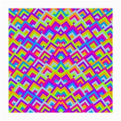 Colorful Trendy Chic Modern Chevron Pattern Medium Glasses Cloth by GardenOfOphir