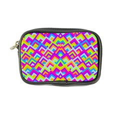 Colorful Trendy Chic Modern Chevron Pattern Coin Purse by GardenOfOphir