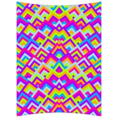 Colorful Trendy Chic Modern Chevron Pattern Back Support Cushion by GardenOfOphir