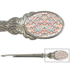 Trendy Chic Modern Chevron Pattern Letter Opener by GardenOfOphir