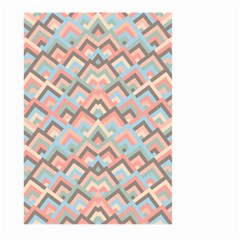 Trendy Chic Modern Chevron Pattern Large Garden Flag (two Sides)