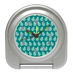 Ladybug Vector Geometric Tile Pattern Travel Alarm Clock by GardenOfOphir