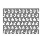 Ladybug Vector Geometric Tile Pattern Crystal Sticker (A4) Front