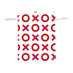 Pattern Xoxo Red White Love Lightweight Drawstring Pouch (s)