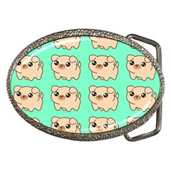 Puppy Pattern Dog Pet Belt Buckles by Jancukart