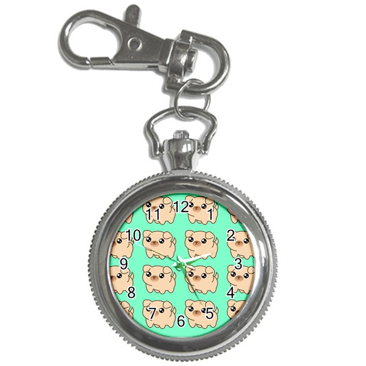 Puppy Pattern Dog Pet Key Chain Watches