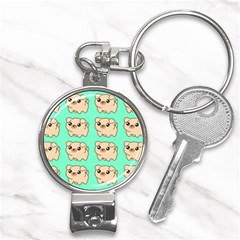 Puppy Pattern Dog Pet Nail Clippers Key Chain