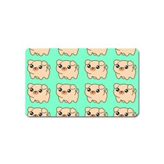 Puppy Pattern Dog Pet Magnet (name Card) by Jancukart