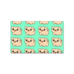 Puppy Pattern Dog Pet Sticker Rectangular (100 Pack) by Jancukart