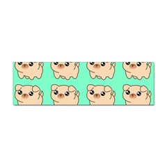 Puppy Pattern Dog Pet Sticker Bumper (10 Pack) by Jancukart