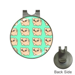 Puppy Pattern Dog Pet Hat Clips With Golf Markers by Jancukart