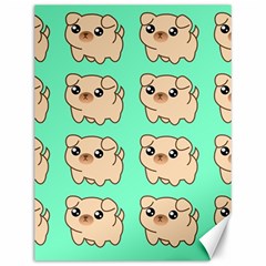 Puppy Pattern Dog Pet Canvas 12  X 16 