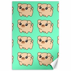 Puppy Pattern Dog Pet Canvas 12  X 18 