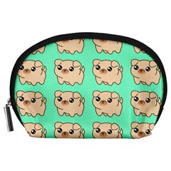 Puppy Pattern Dog Pet Accessory Pouch (large) by Jancukart