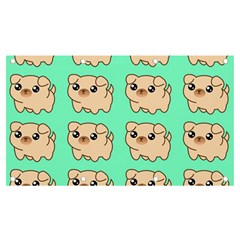 Puppy Pattern Dog Pet Banner And Sign 7  X 4 