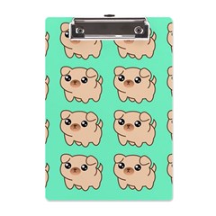 Puppy Pattern Dog Pet A5 Acrylic Clipboard