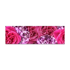 Roses Pink Tourmaline Seamless Sticker (bumper) by Jancukart