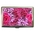 Roses Pink Tourmaline Seamless Cigarette Money Case Front