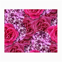 Roses Pink Tourmaline Seamless Small Glasses Cloth